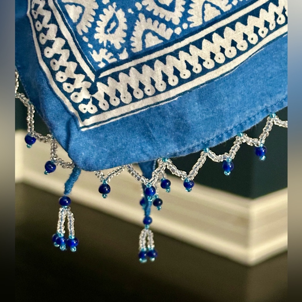 CALYPSO PAREO NWOT! GORGEOUS! NEVER WORN! beaded trim O/S MOVING SALE! $25 OBO - Picture 9 of 15